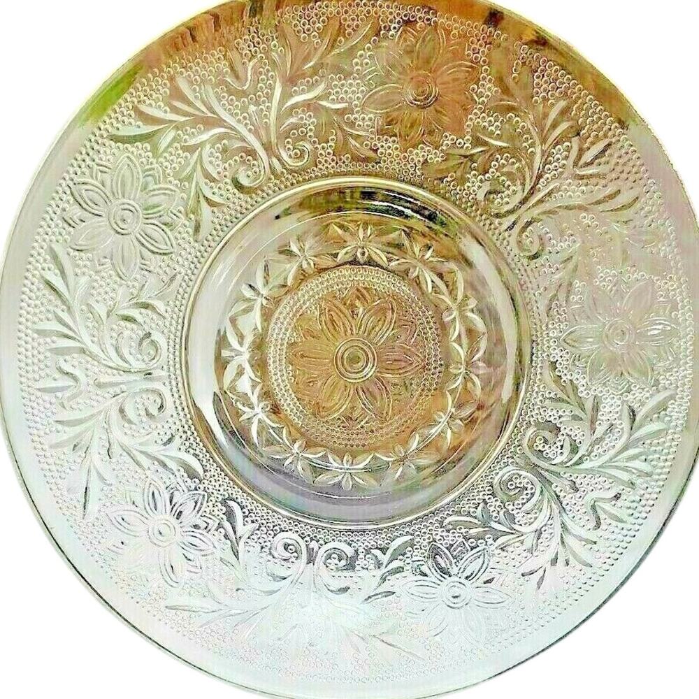 Vintage Tiara Indiana Glass Crystal Clear Sandwich 6” Plate Cup Saucer Single